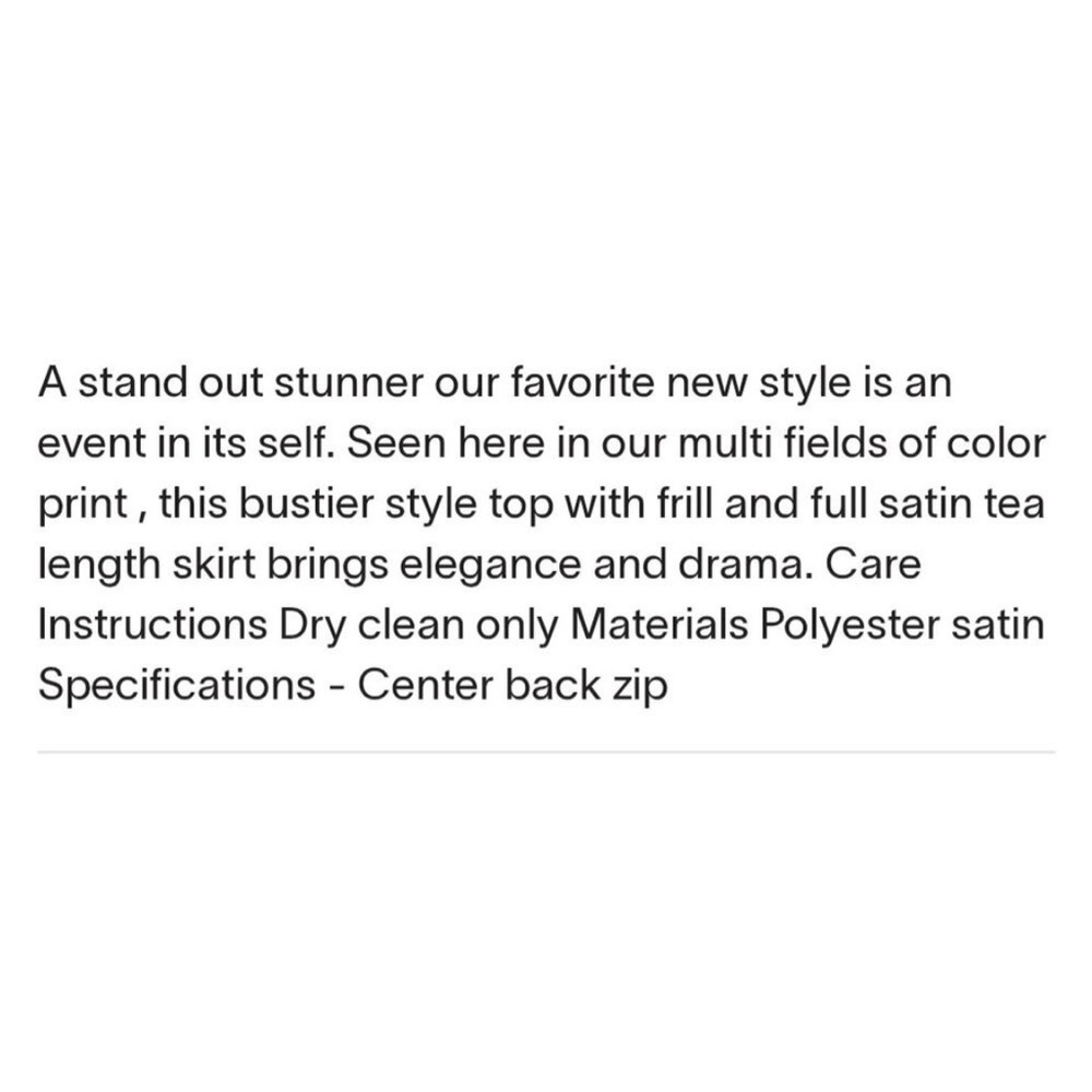 Anthropology: Hutch Tea Length Dress, Flowy skirt, bustier style top - Picture 6 of 11